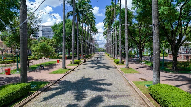 Aerial view of Praca da Liberdade in Belo Horizonte Minas Gerais Brazil