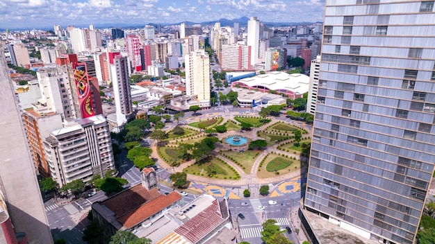 Aerial view of Raul Soares square Belo Horizonte Minas Gerais Brazil City center