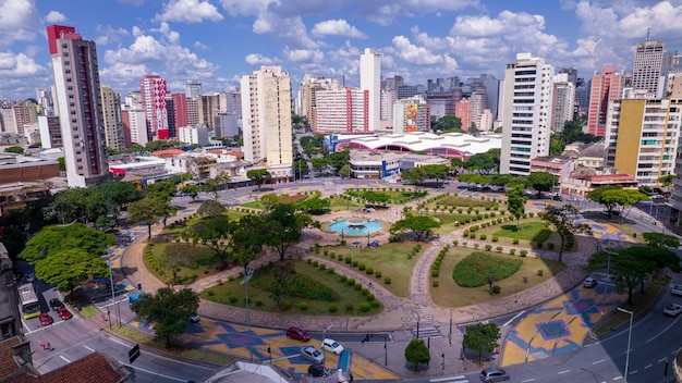 Aerial view of Raul Soares square Belo Horizonte Minas Gerais Brazil City center