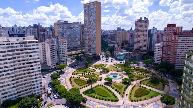 Aerial view of Raul Soares square Belo Horizonte Minas Gerais Brazil City center