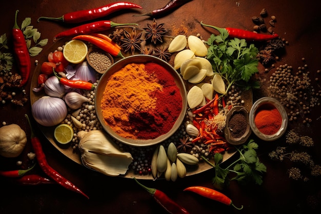 Aerial View Reveals Mix of Vegetables