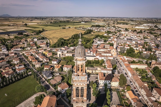 Aerial View of Sofia Lendinara Bell Tower