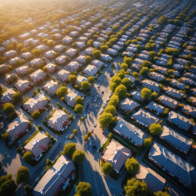 Aerial view of