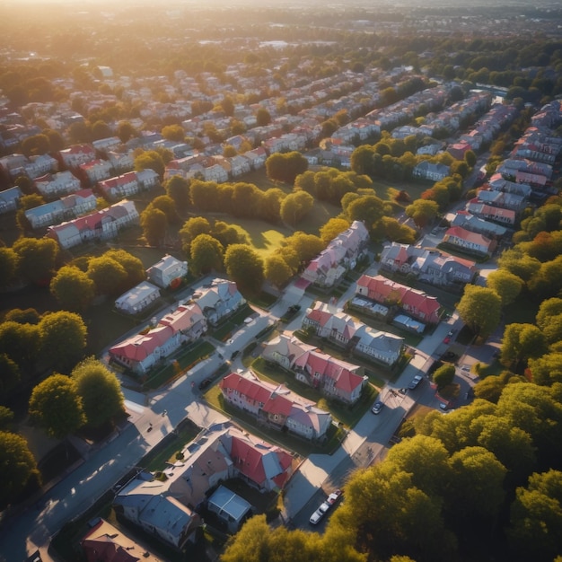 Aerial view of