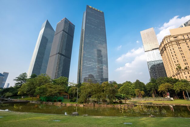 Aerospace Guangzhou Urban Architecture Landscape Skyline