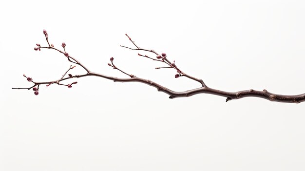 Photo aesthetic branch plum isolated