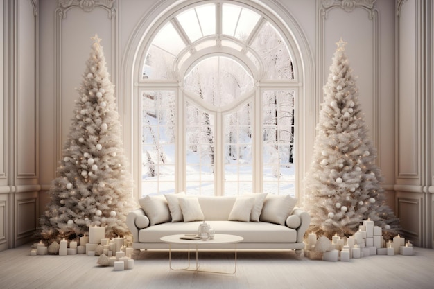 Aesthetic christmas room furniture window architecture