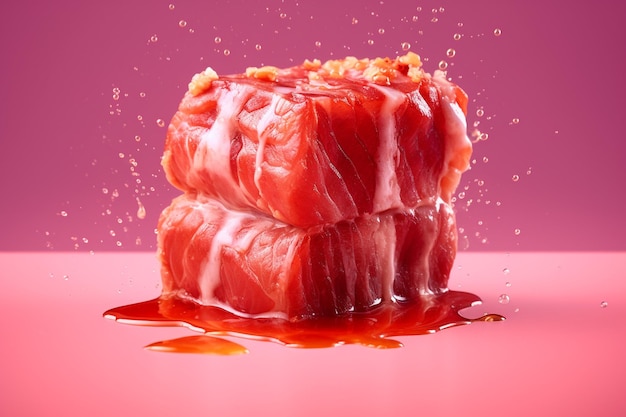 Aesthetic food meat photography