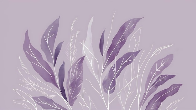 aesthetic minimal purple wallpaper illustration perfect for wallpaper