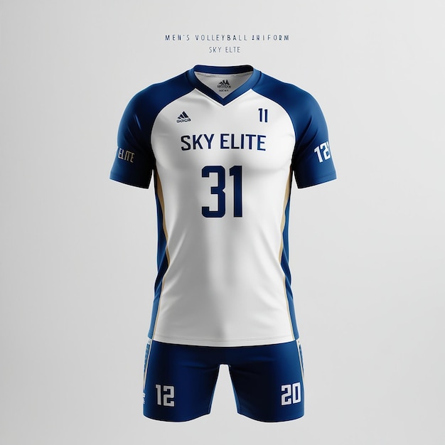 Photo an aesthetically pleasing reference image of mens volleyball uniforms