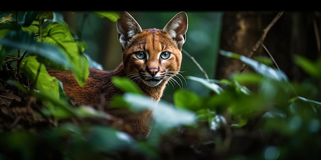 affrican golden cat ai generative