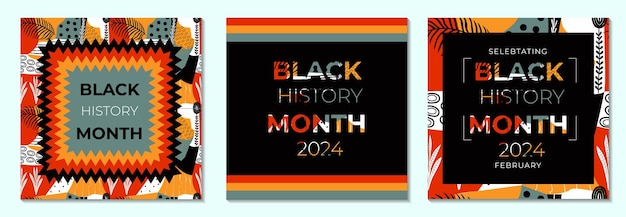 Photo african american black history month holiday concept