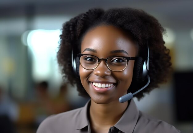 African American women on sales department