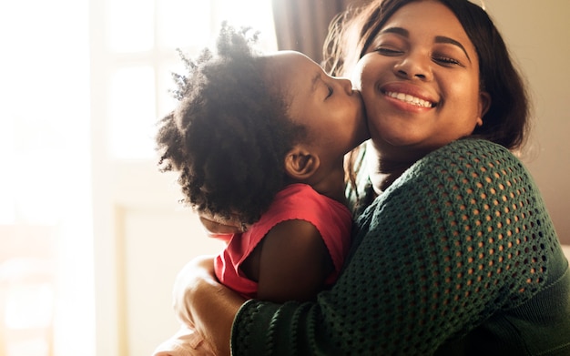 African Descent Family House Home Resting Living