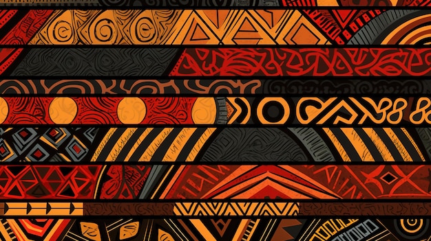 African Ethnic pattern