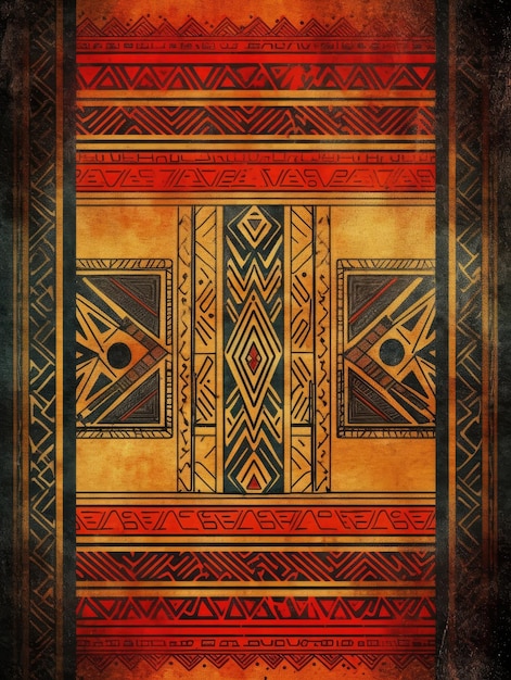 African pattern traditional african background Africa Print for Tshirts