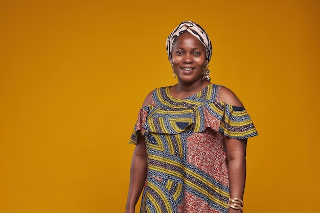 African woman in national costume