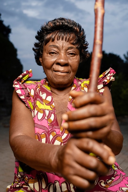 African woman portrait