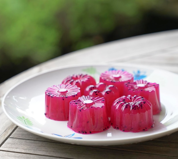 Agar agar Jelly dessert