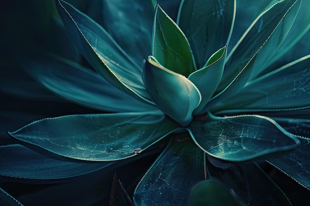 Agave attenuata Soft texture abstract shapes bold green color