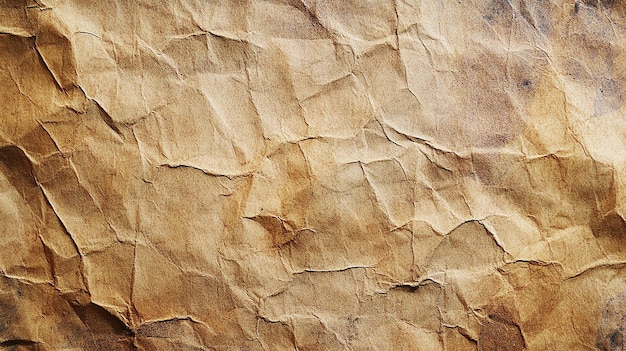 Aged and Crumpled Paper Texture