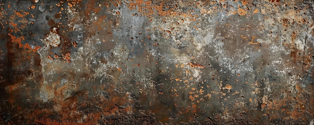 An aged metal background with a rich patina and weathered textures evoking a sense of history