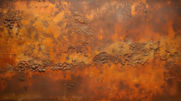 Aged metal with rugged patina background with copy space