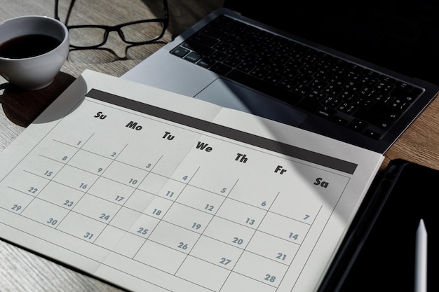 Agenda Activity Information Calendar Events and Meeting Appointment