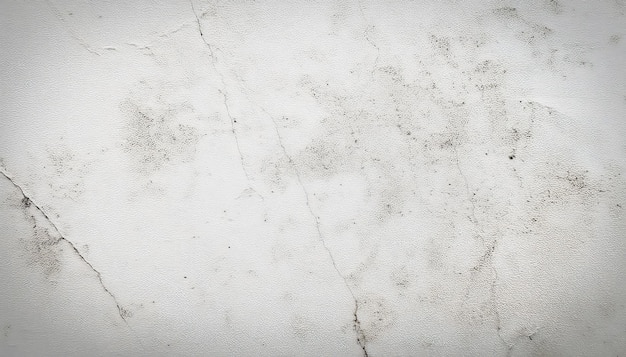 Photo aging and weathered white wall with visible cracks and dirt