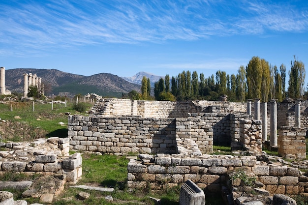 Agora in Aphrodisias, Geyre, Turkey, polarizing filter applied