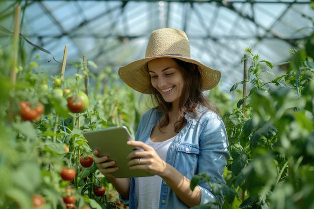 Photo agricultural technology boosts greenhouse farming and e commerce sales