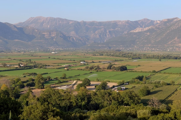 Agriculture Corn growing Fanariu valley Epirus Greece