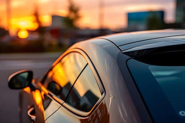 Ai genarative backseat door in car for