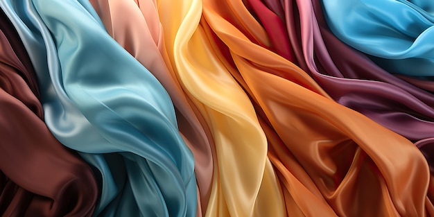 AI Generated AI Generative Abstract satin silk cotton fabric voal texture pattern background