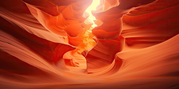 AI Generated AI Generative american usa beautiful orange yellow canyon rock mountain