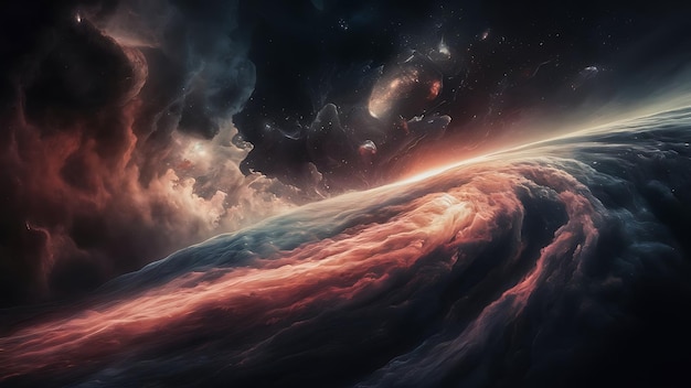 AI Generated Gorgeous Space Image