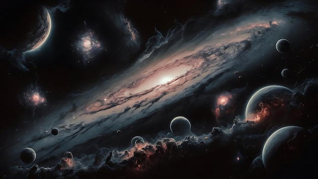 AI Generated Gorgeous Space Image