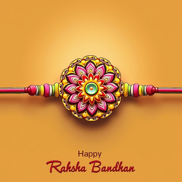 Ai Generated Happy Raksha Bandhan illustration