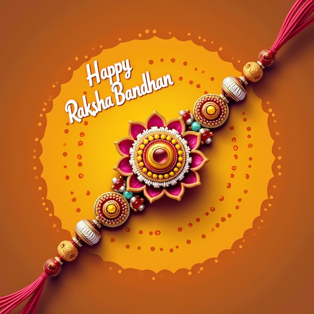 Ai Generated Happy Raksha Bandhan illustration