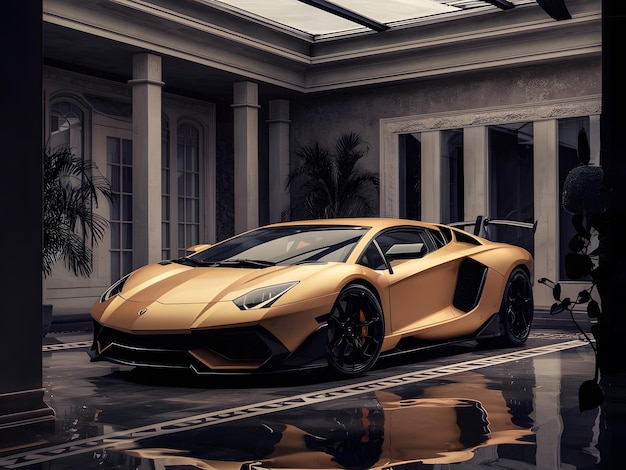 Ai generated luxury car image