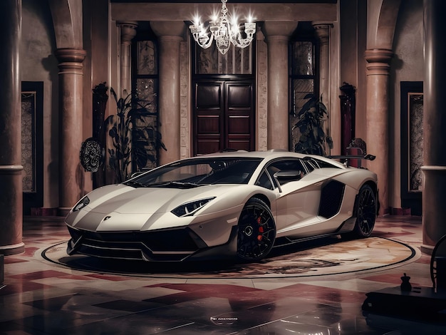 Ai generated luxury car image