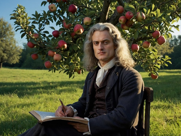 AI Generated Photorealistic Image of Isaac Newton