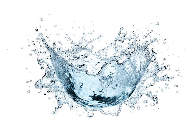 AI generative Blue water splash