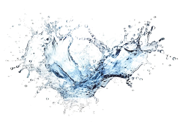 AI generative Blue water splash