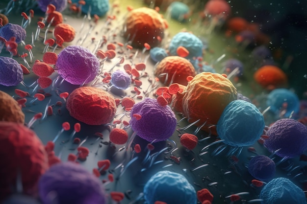 AI human immune cells