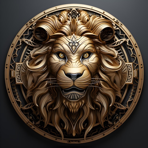 The AI Mint Lions and Coins Merge in 2D Artistry