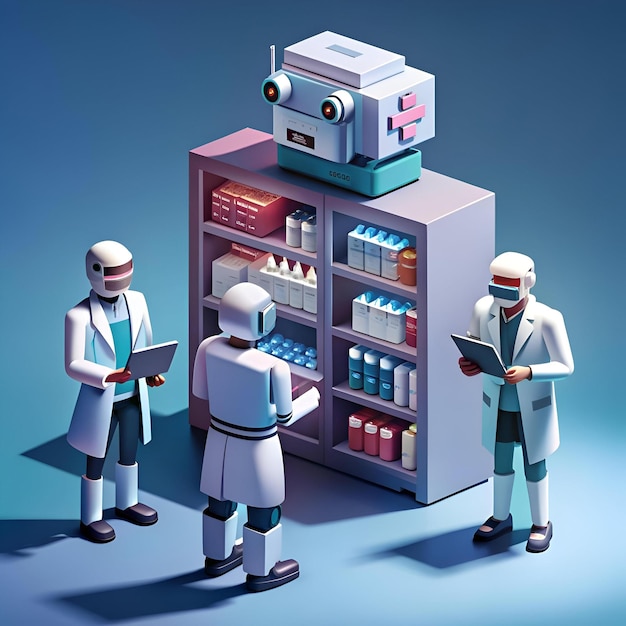 Photo ai powered pharmacy technology revolutionizes healthcare