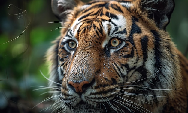 AI protect our planet's most precious and endangered species Sumatran tiger Technologies working in harmony with nature helping to preserve the balance of our planet's ecosystems Generative AI