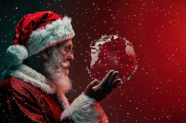 AI Santa using neural networks to deliver gifts efficiently and smartly ai Christmas assistant