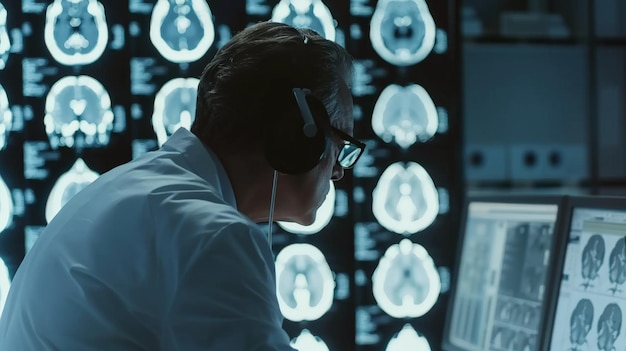 An AI system processes medical imaging in realtime aiding radiologists in detecting complex health issues